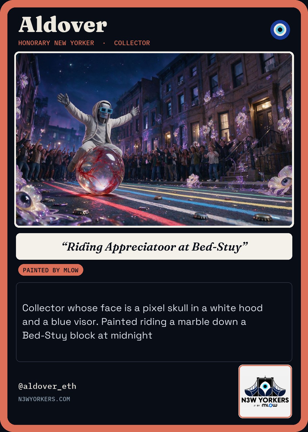 The Honorary card for Aldover, painted by MLow