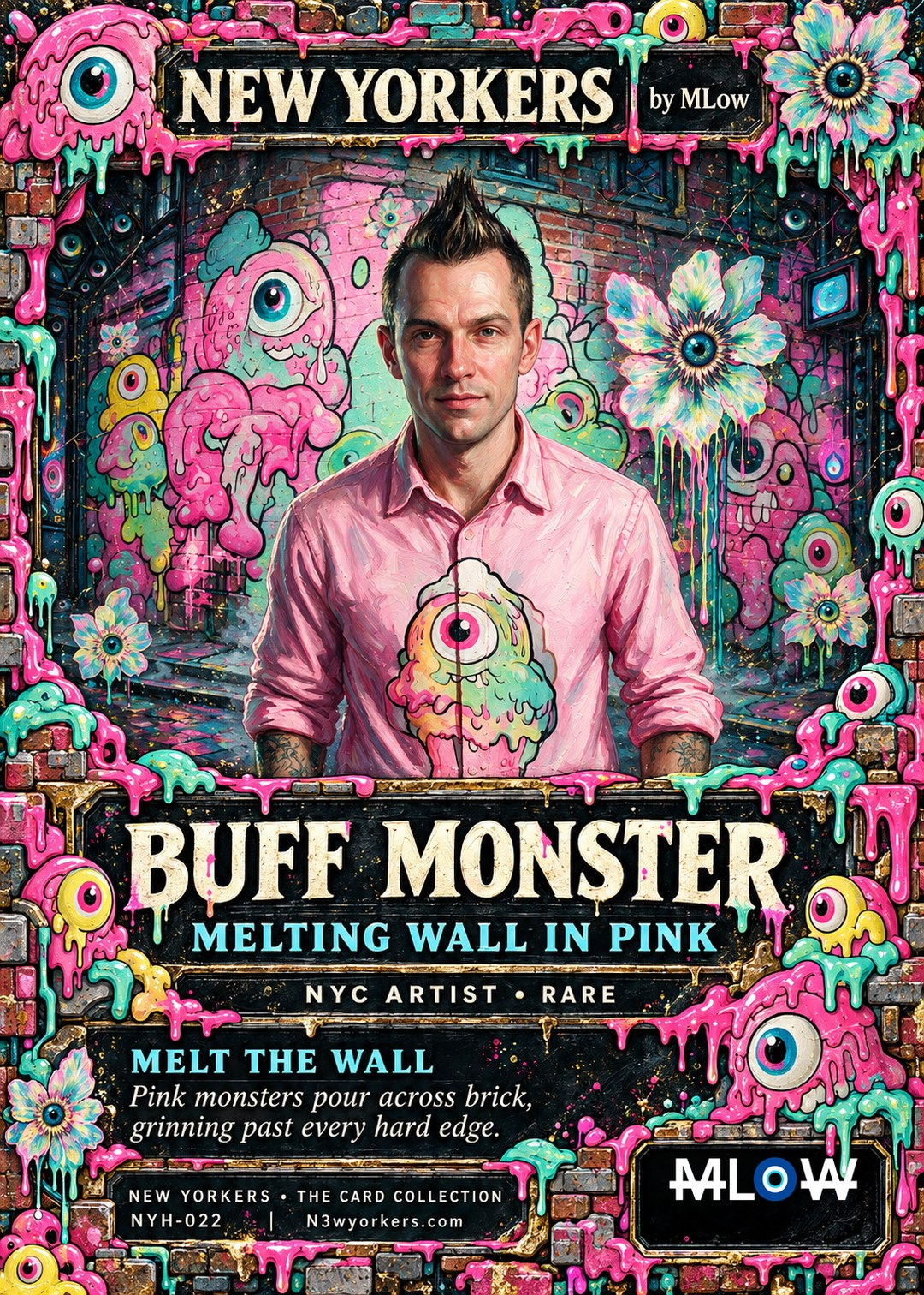The Honorary card for Buff Monster, painted by MLow