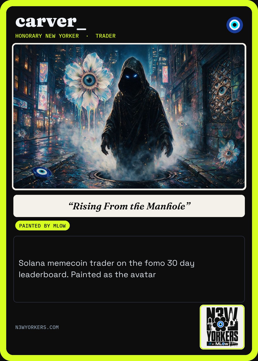 The Honorary card for carver_, painted by MLow
