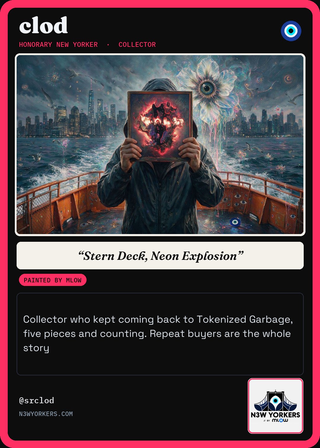 The Honorary card for clod, painted by MLow
