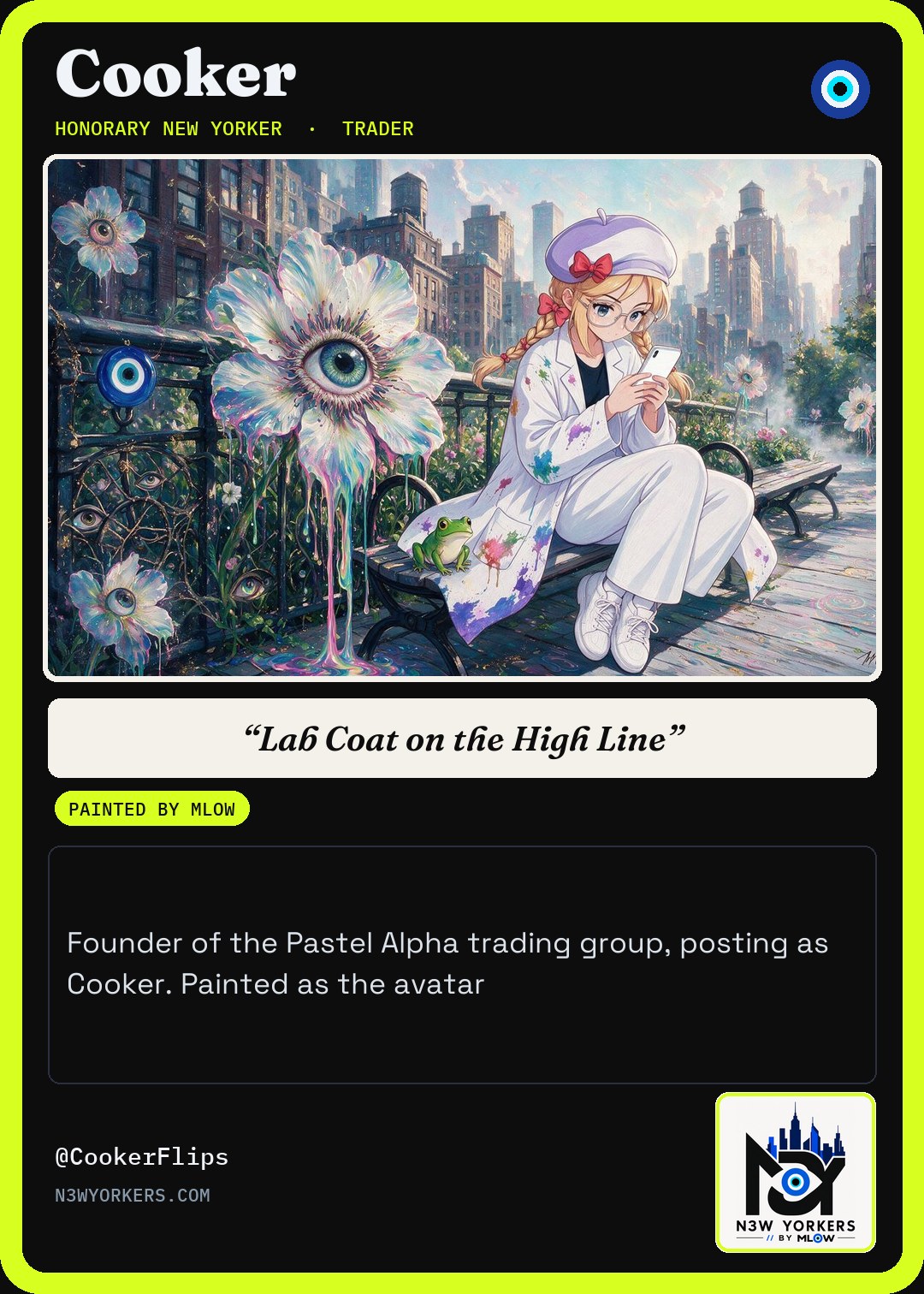 The Honorary card for Cooker, painted by MLow