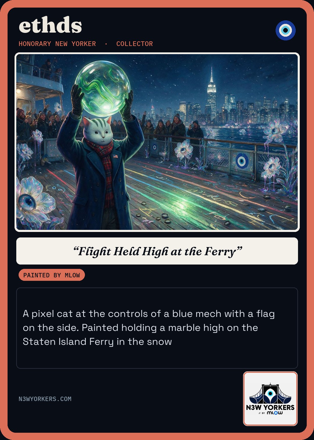 The Honorary card for ethds, painted by MLow