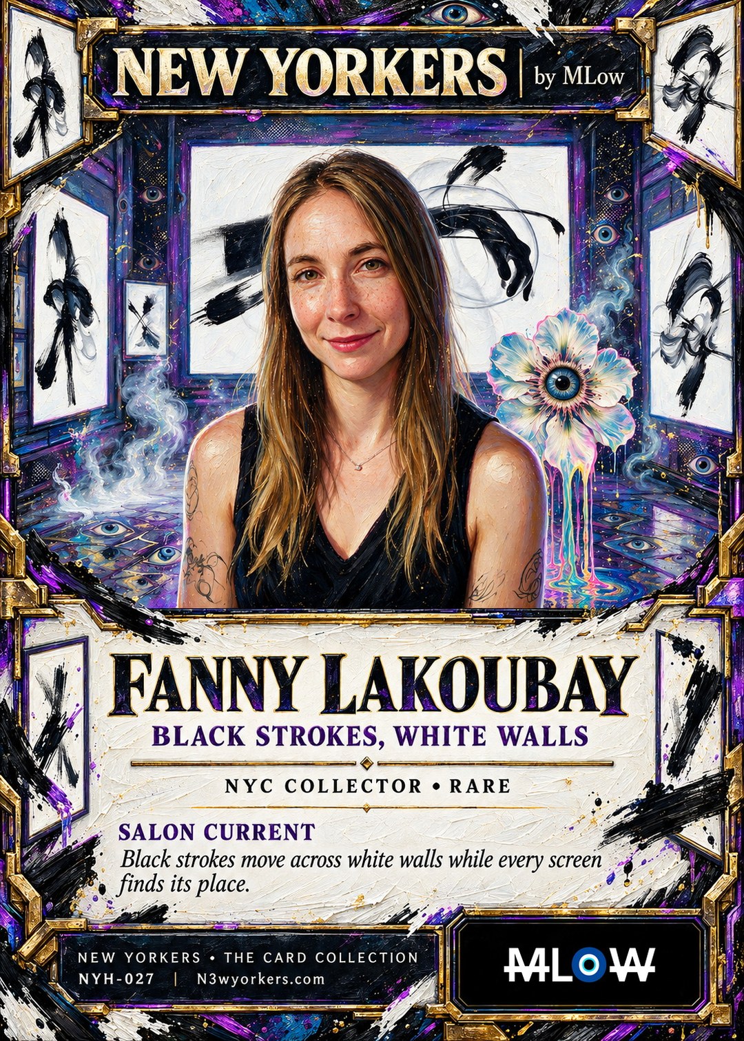 The Honorary card for Fanny Lakoubay, painted by MLow