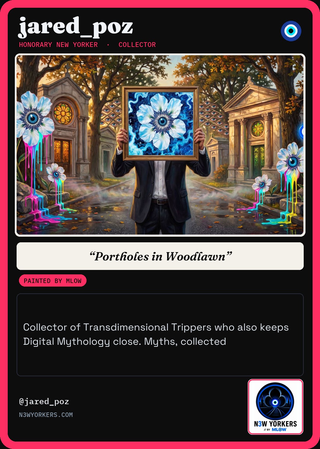 The Honorary card for jared_poz, painted by MLow