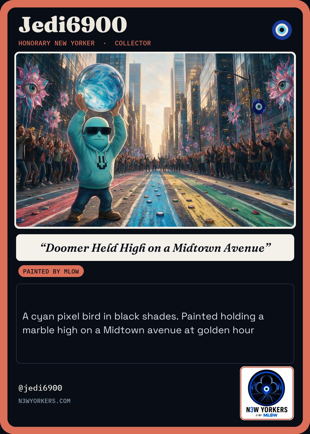 The Honorary card for Jedi6900, painted by MLow