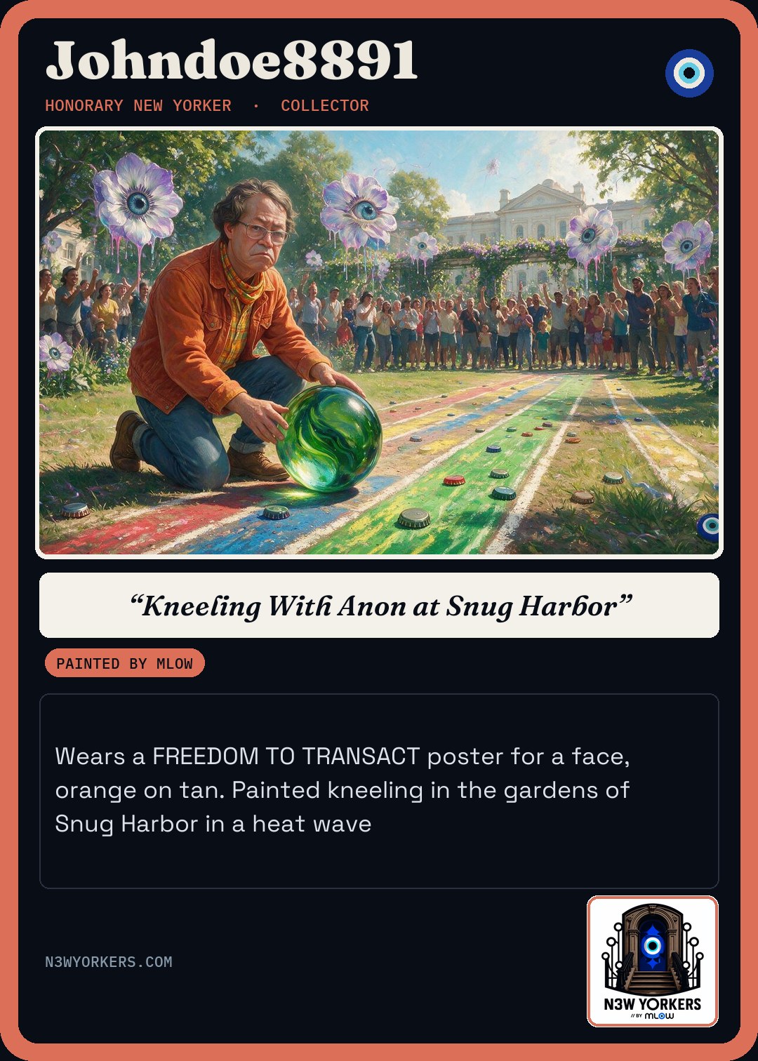 The Honorary card for Johndoe8891, painted by MLow