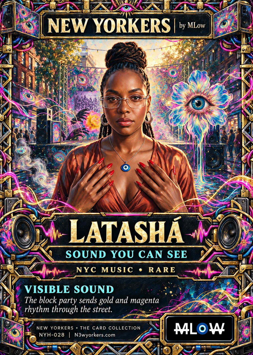 The Honorary card for Latashá, painted by MLow