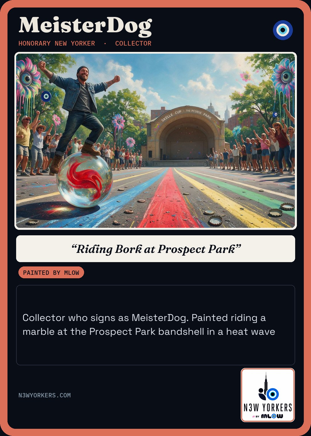 The Honorary card for MeisterDog, painted by MLow
