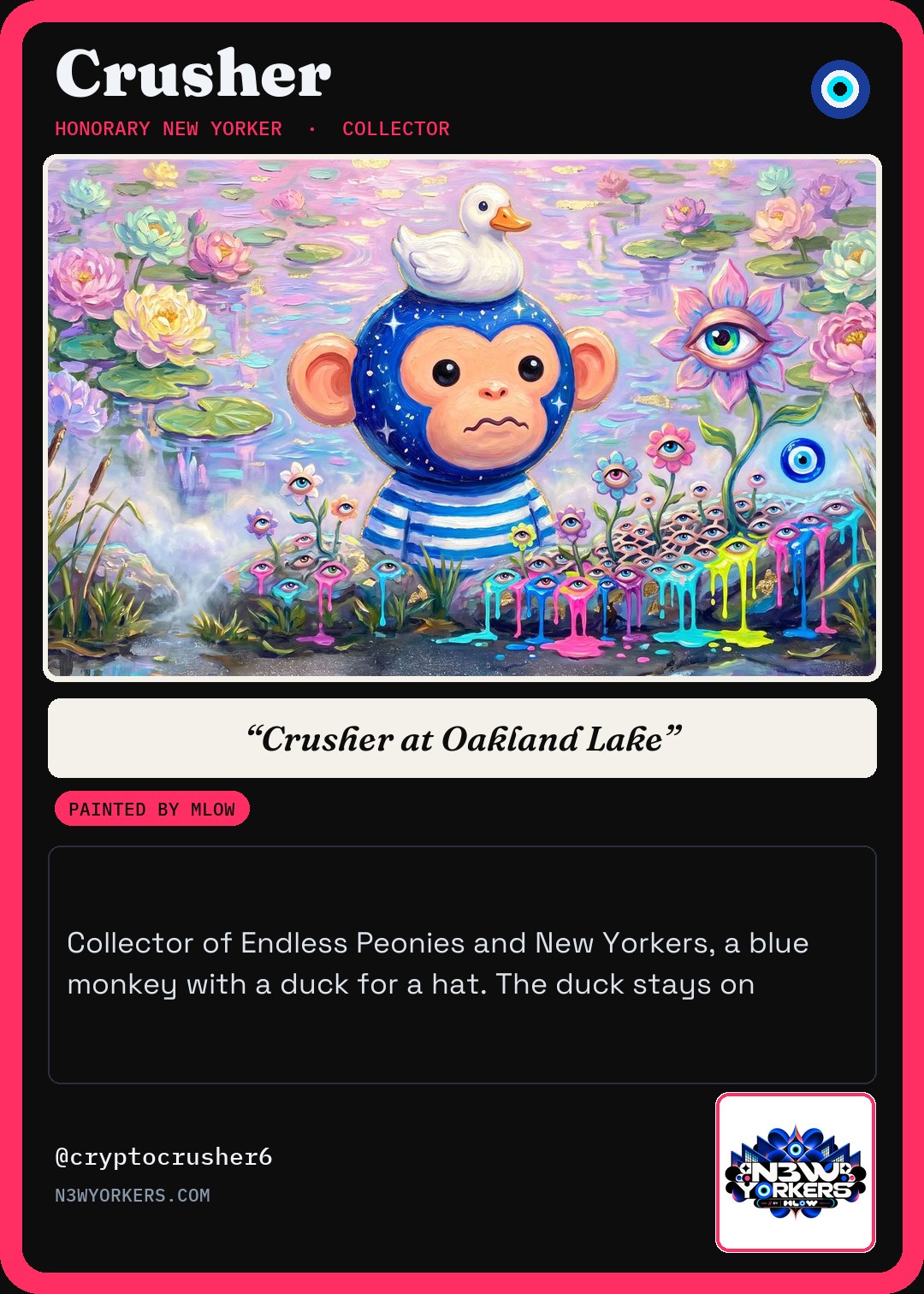 The Honorary card for Crusher, painted by MLow