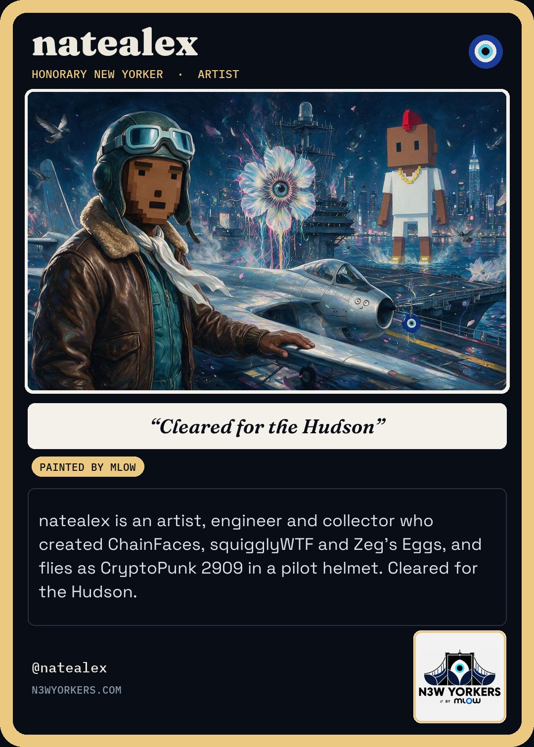 The Honorary card for natealex, painted by MLow