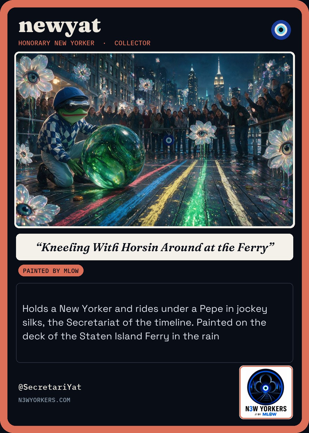 The Honorary card for newyat, painted by MLow