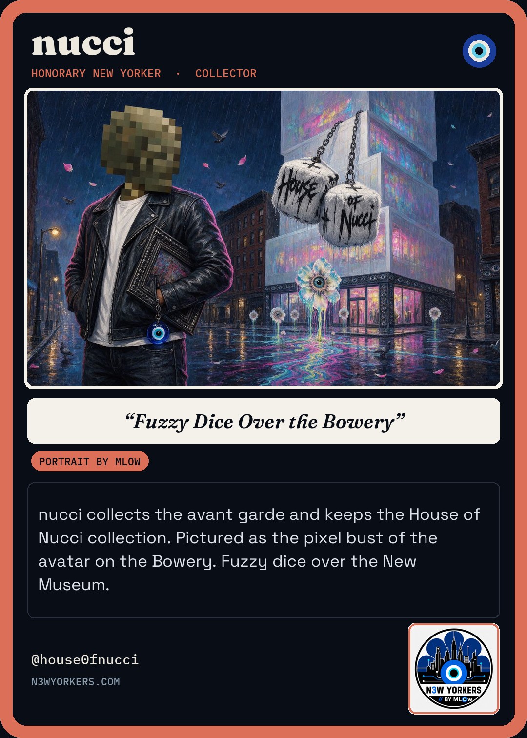 The Honorary card for nucci, portrait by MLow