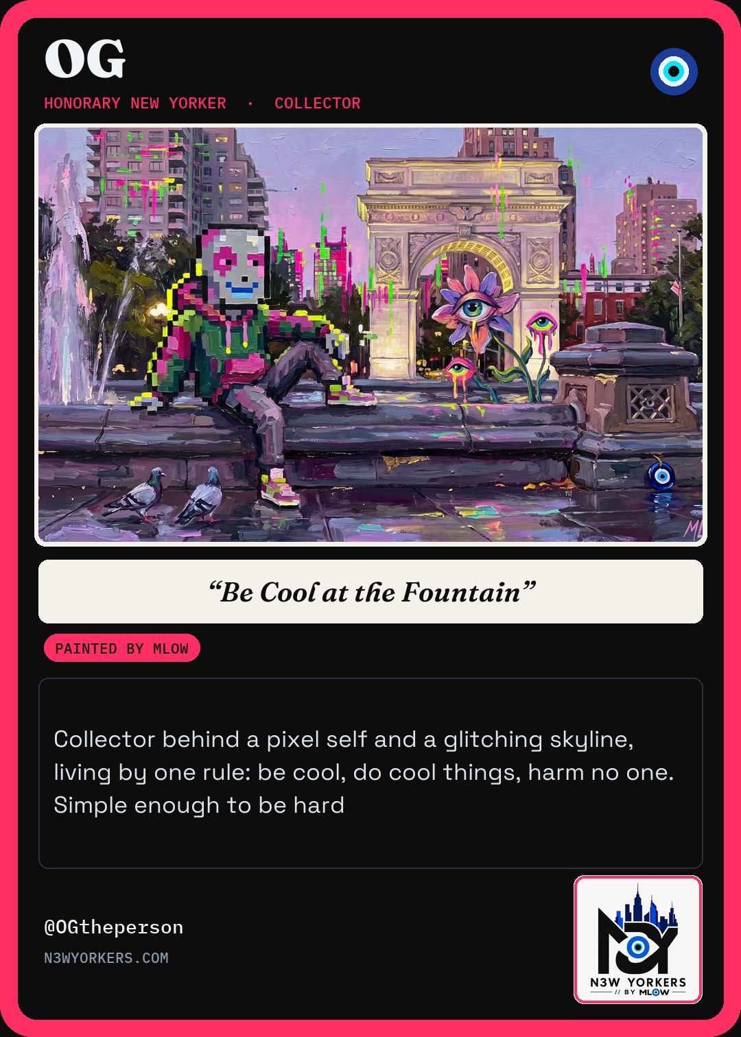 The Honorary card for OG, painted by MLow