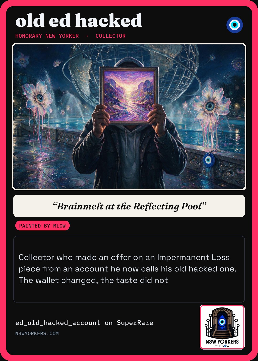 The Honorary card for old ed hacked, painted by MLow