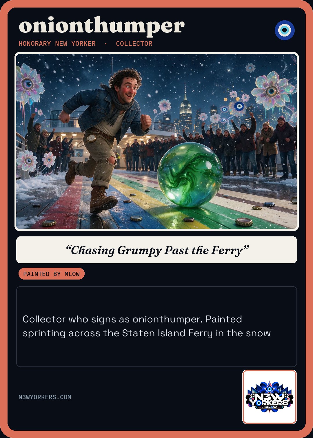 The Honorary card for onionthumper, painted by MLow