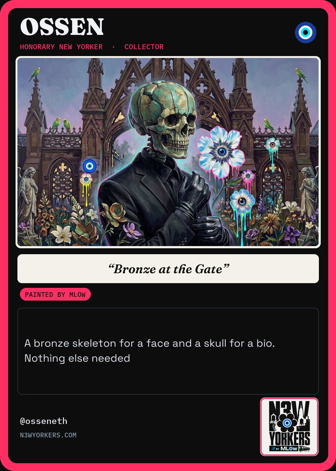 The Honorary card for OSSEN, painted by MLow
