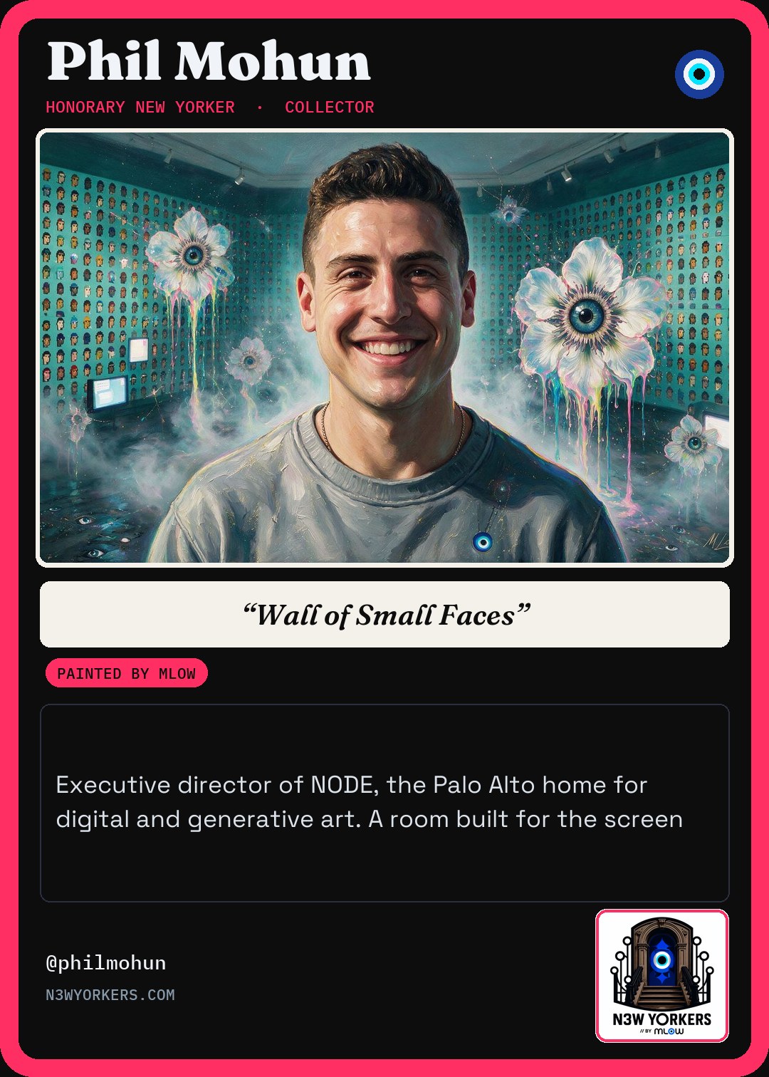 The Honorary card for Phil Mohun, painted by MLow