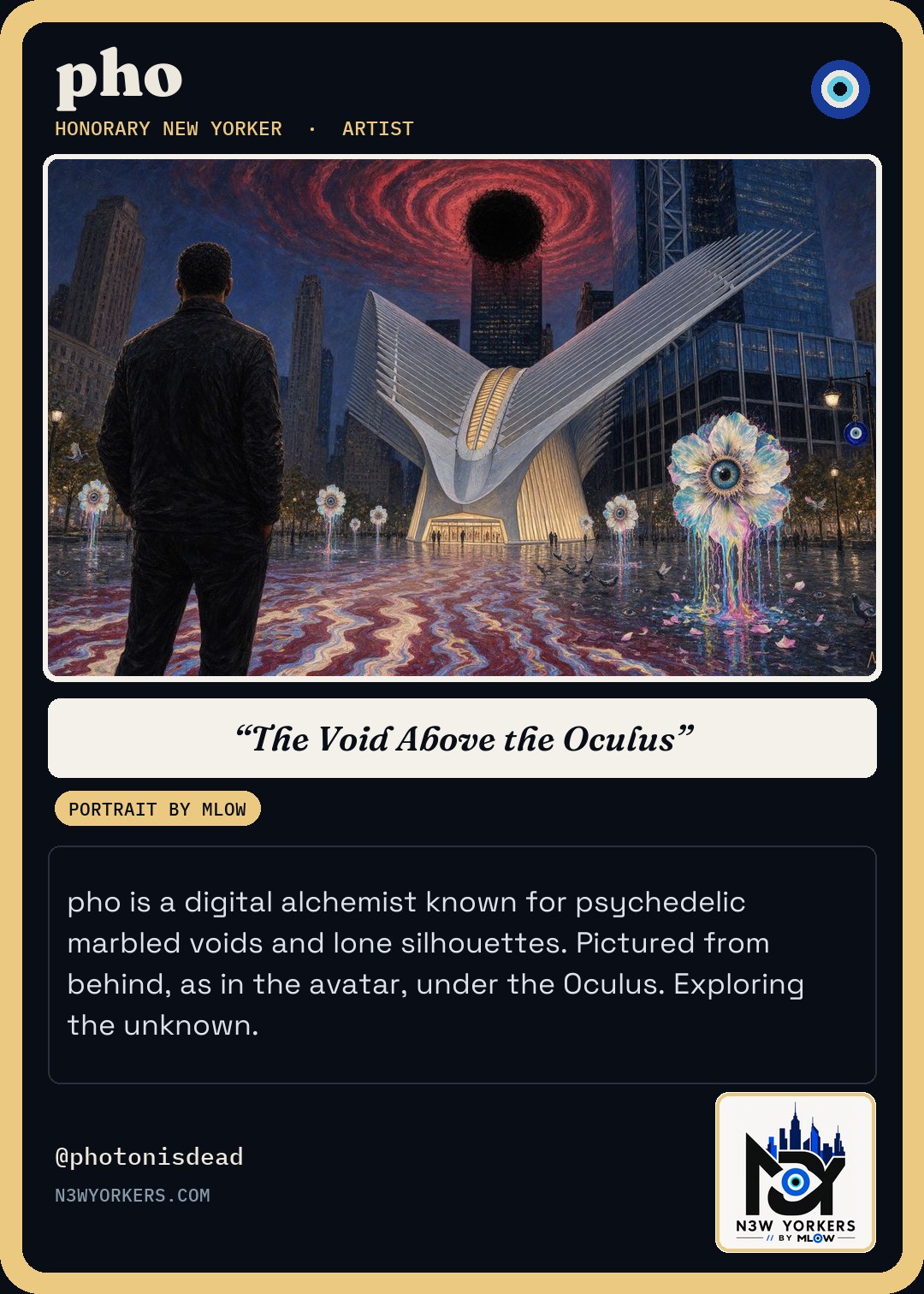The Honorary card for pho, portrait by MLow