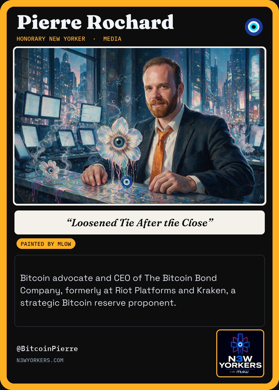 The Honorary card for Pierre Rochard, painted by MLow