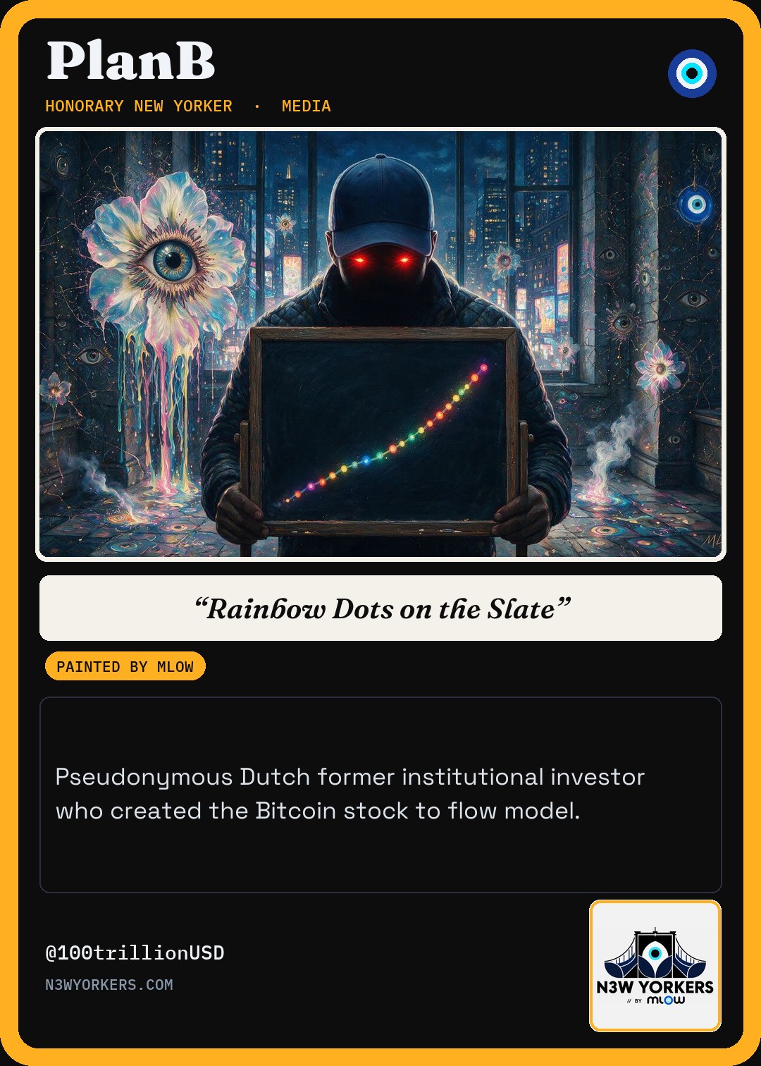 The Honorary card for PlanB, painted by MLow