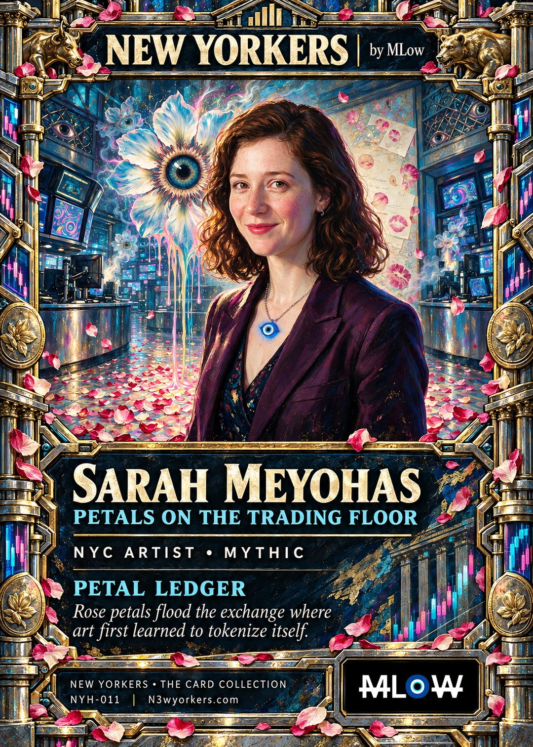 The Honorary card for Sarah Meyohas, painted by MLow
