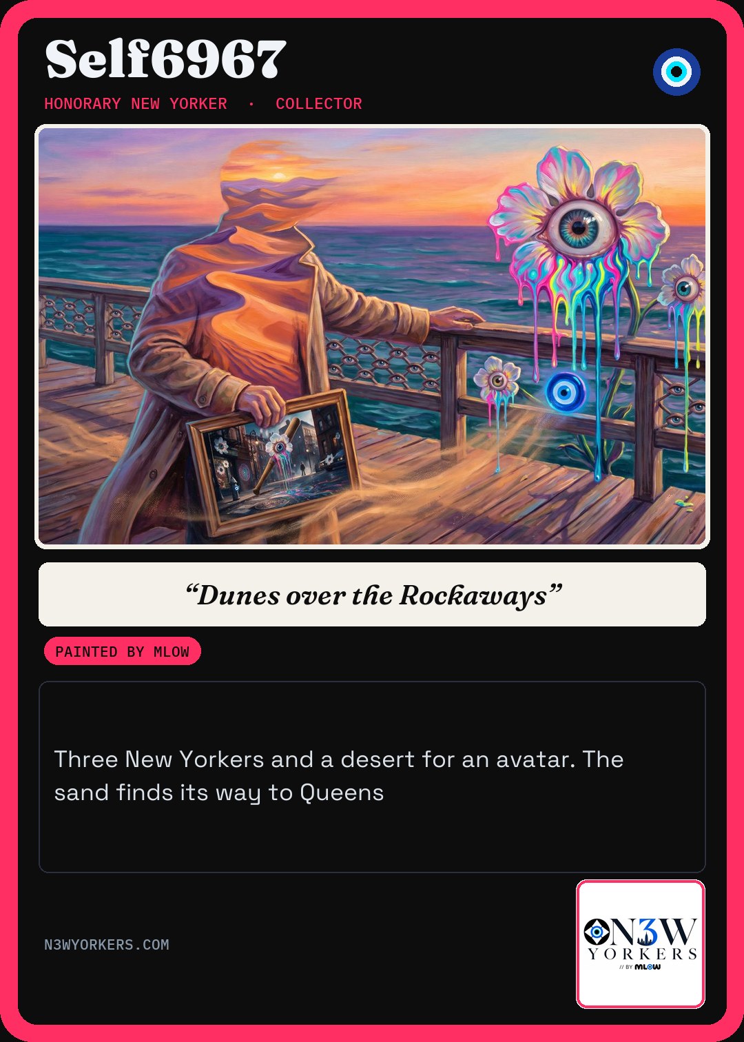 The Honorary card for Self6967, painted by MLow