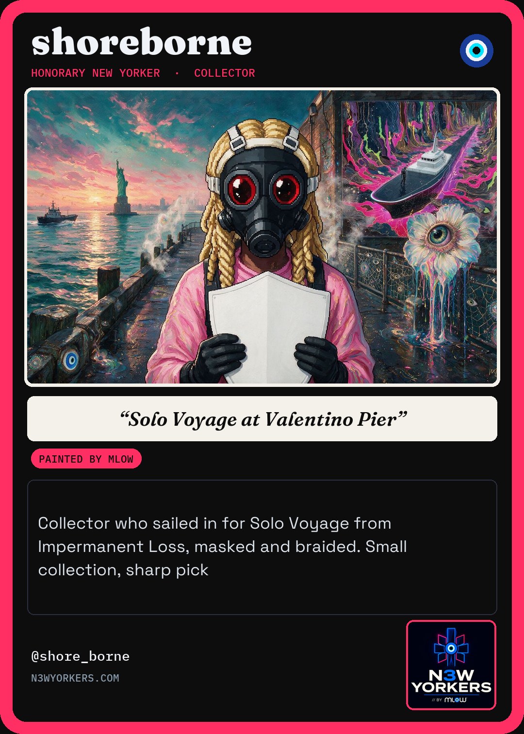 The Honorary card for shoreborne, painted by MLow