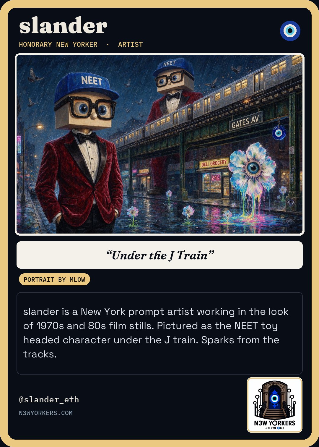The Honorary card for slander, portrait by MLow