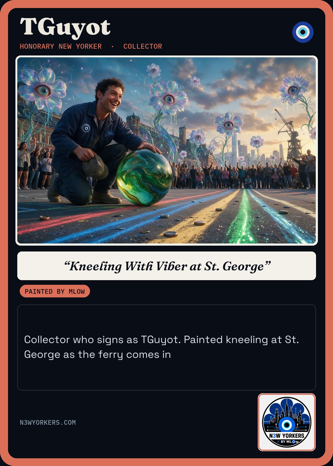 The Honorary card for TGuyot, painted by MLow