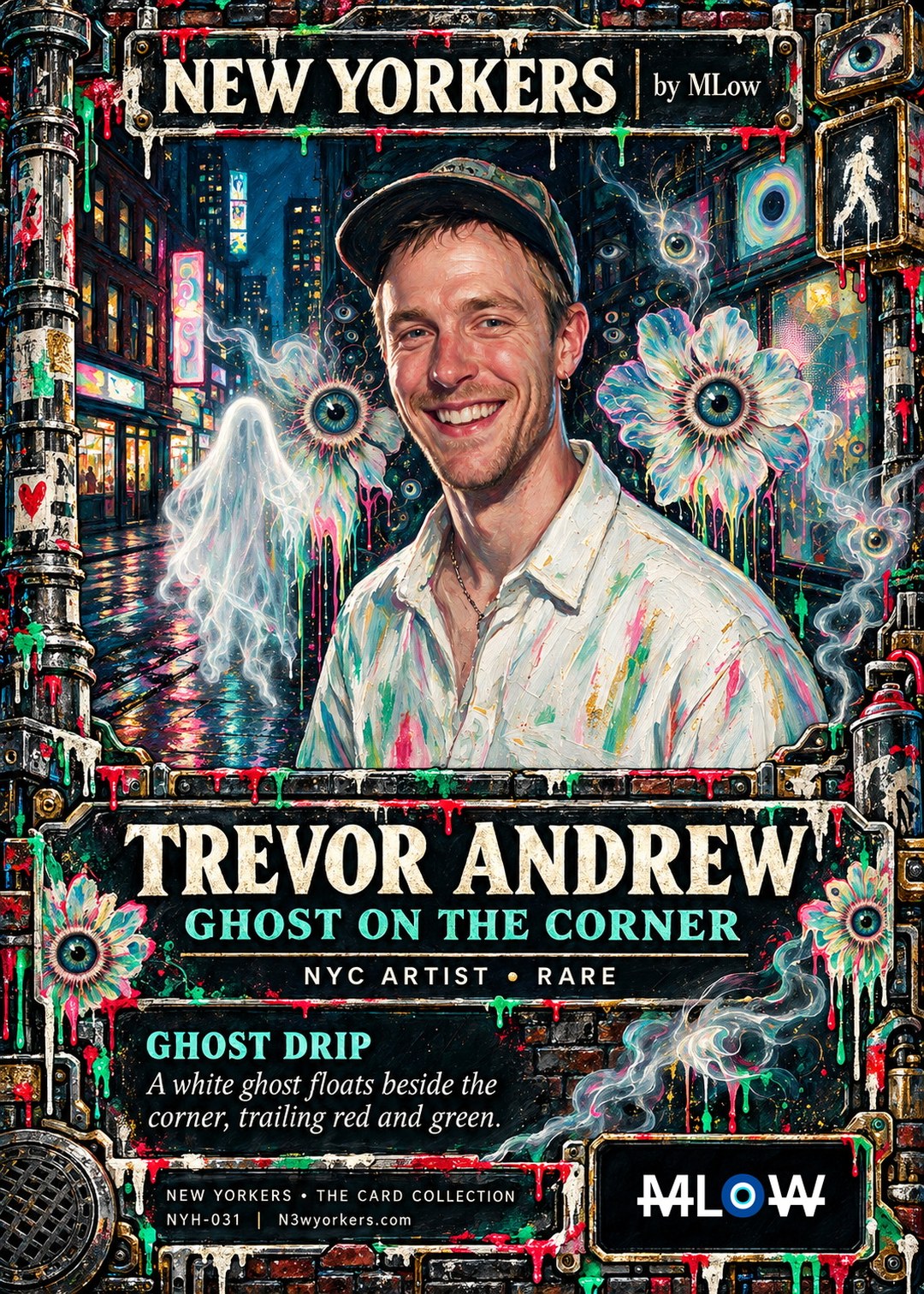 The Honorary card for Trevor Andrew, painted by MLow