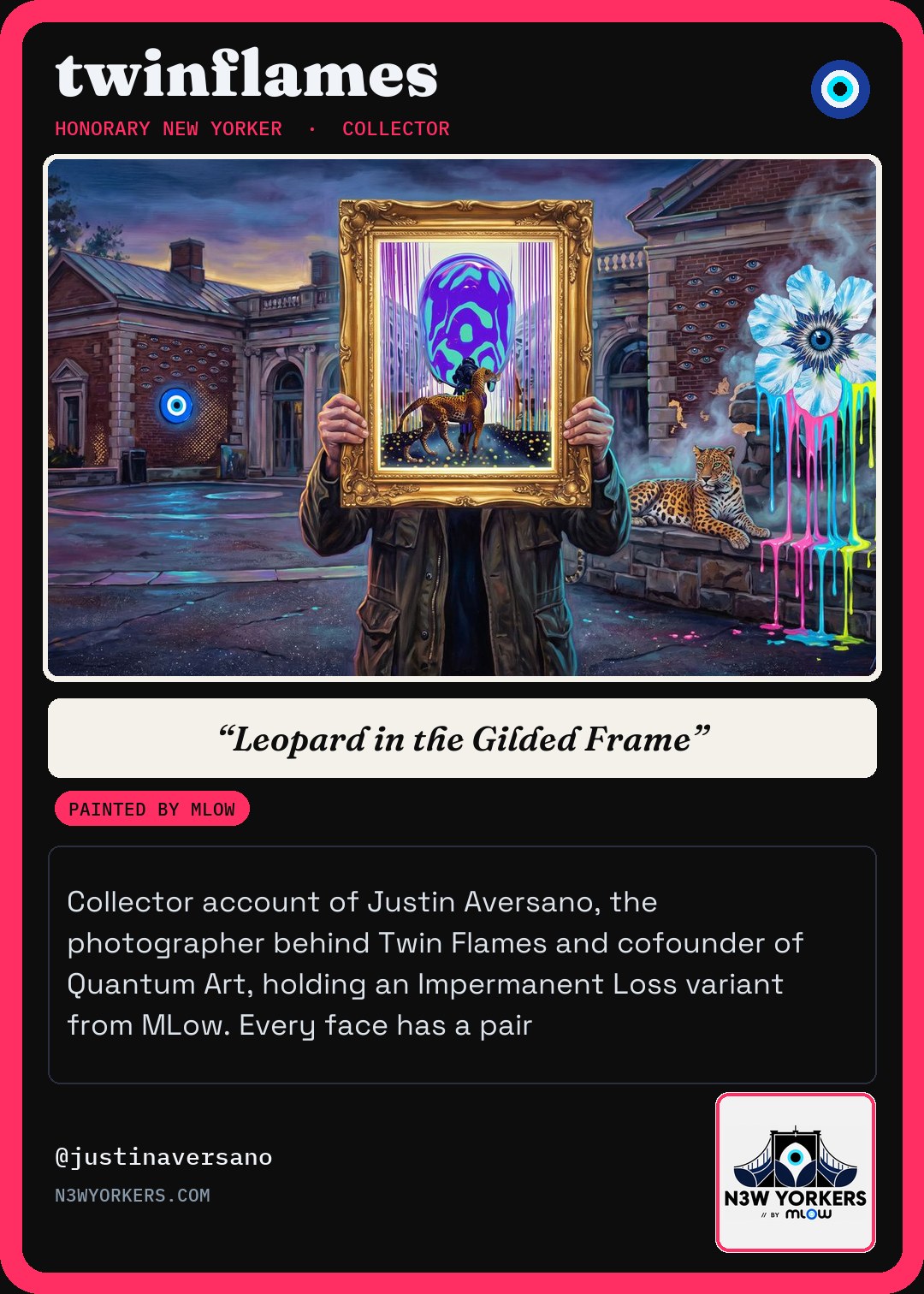 The Honorary card for twinflames, painted by MLow