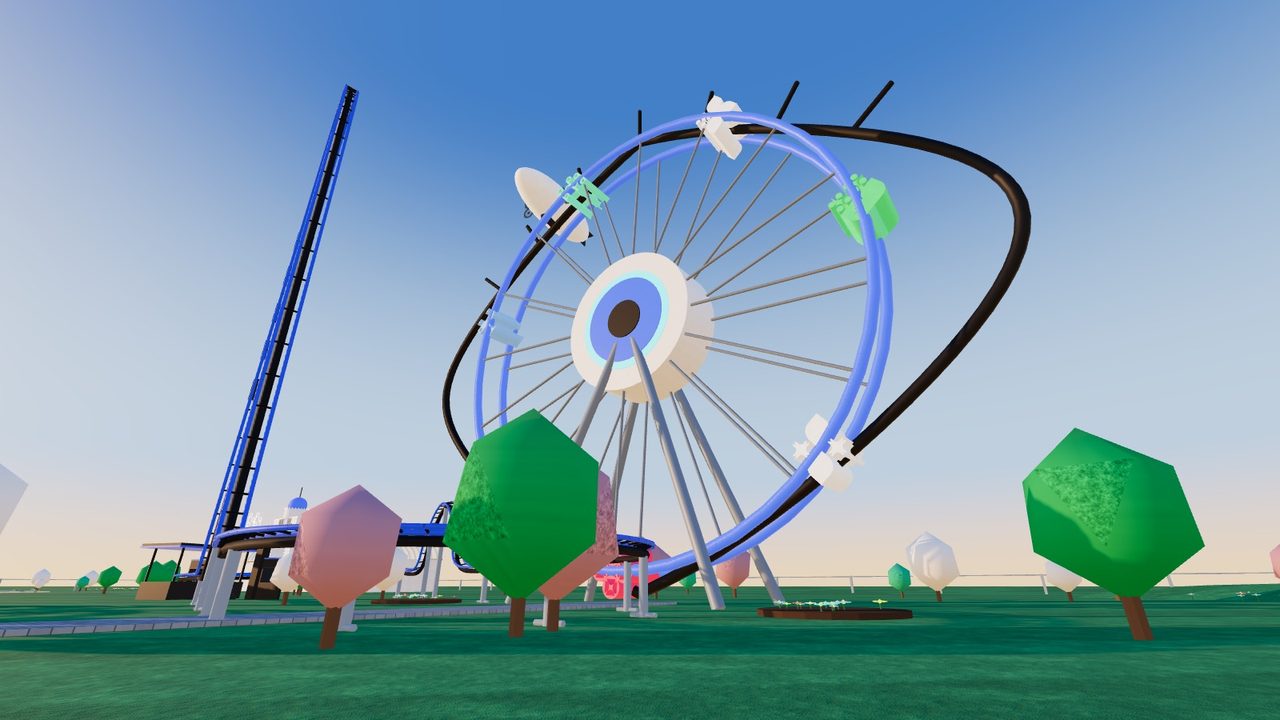 The ferris wheel is the eye, MLOW GARDENS by MLow