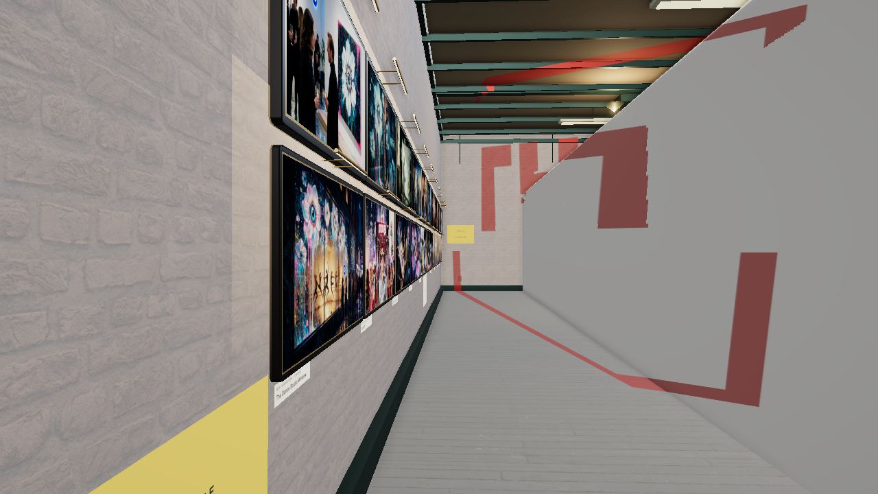 The art, moved to a corridor, THE MUSEUM THAT IS GENTRIFYING ITSELF by MLow