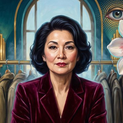 0x2bf1…1cca, portrait painted by MLow: The Coat Check at the Rainbow Room