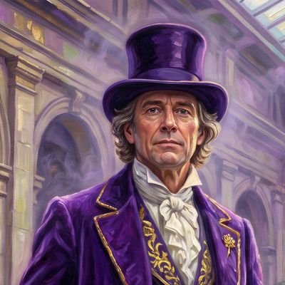 0x5918…bb1c, portrait painted by MLow: The Collector at the Frick