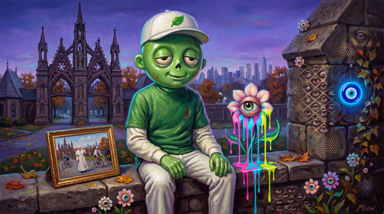 0xa621…fd13, portrait painted by MLow: Risen in Green-Wood