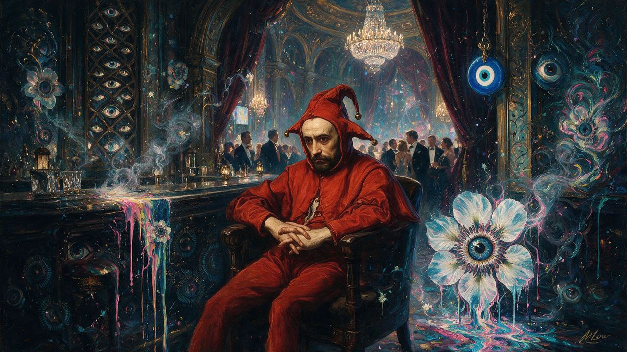 0xstanczyk, portrait painted by MLow: Sulking at the Met Opera