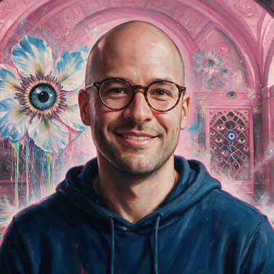 Aaron Wright, painted by MLow as a New Yorker