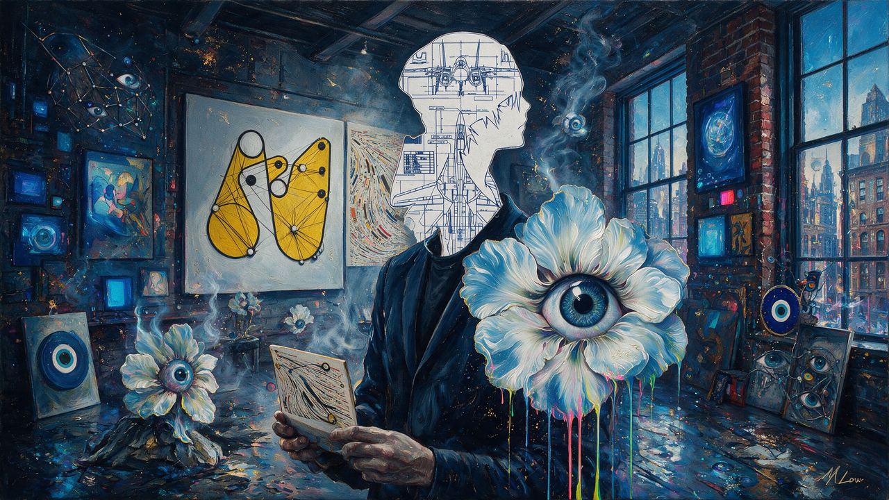AC The Collector, portrait painted by MLow: The Blueprint Head