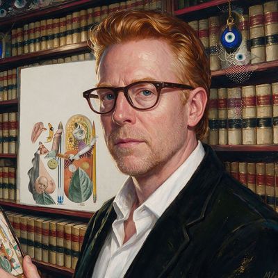 Alfred Steiner, painted by MLow as a New Yorker
