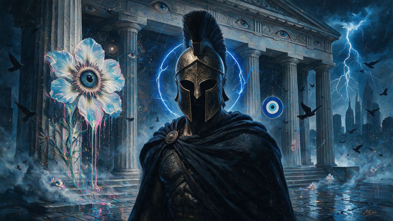 Ataberk, portrait painted by MLow: Storm at Federal Hall