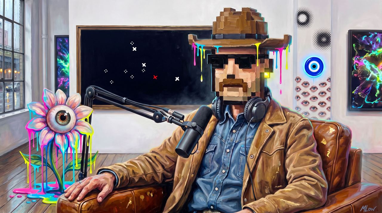 balón, portrait painted by MLow: Recording After Hours on West 24th