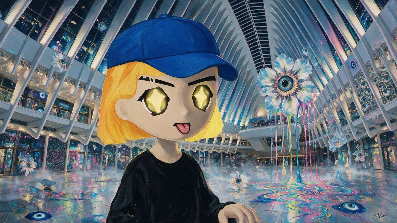 Beaver, portrait painted by MLow: Waiting in the Oculus