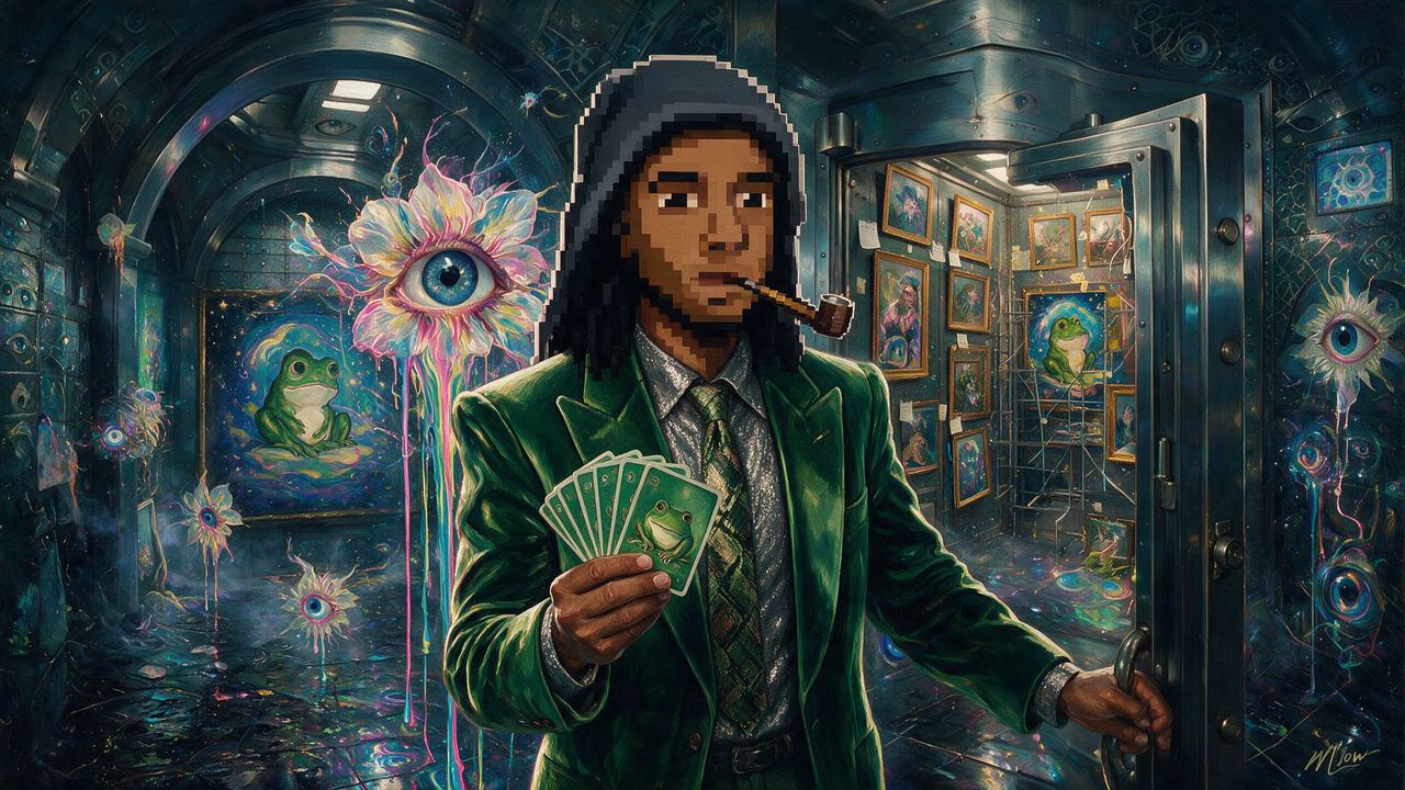 Bharat Krymo, portrait painted by MLow: The Vault