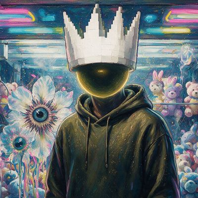 boosted, portrait painted by MLow: Crowned at the Claw Machine
