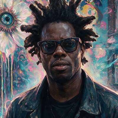 Bradley Theodore, painted by MLow as a New Yorker