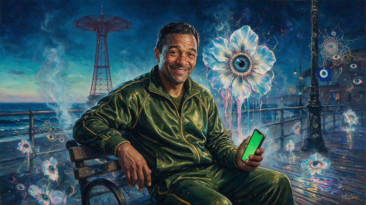 brokeszn, portrait painted by MLow: Ringside at Coney