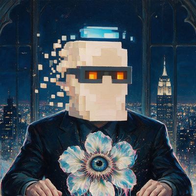 Chairman ², portrait painted by MLow: Head of the Table, Woolworth