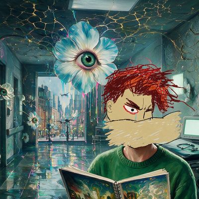 CharlesAI, portrait painted by MLow: End of the Shift