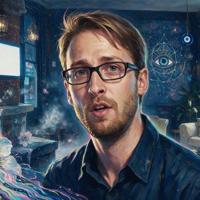 Chris Burniske, painted by MLow as a New Yorker